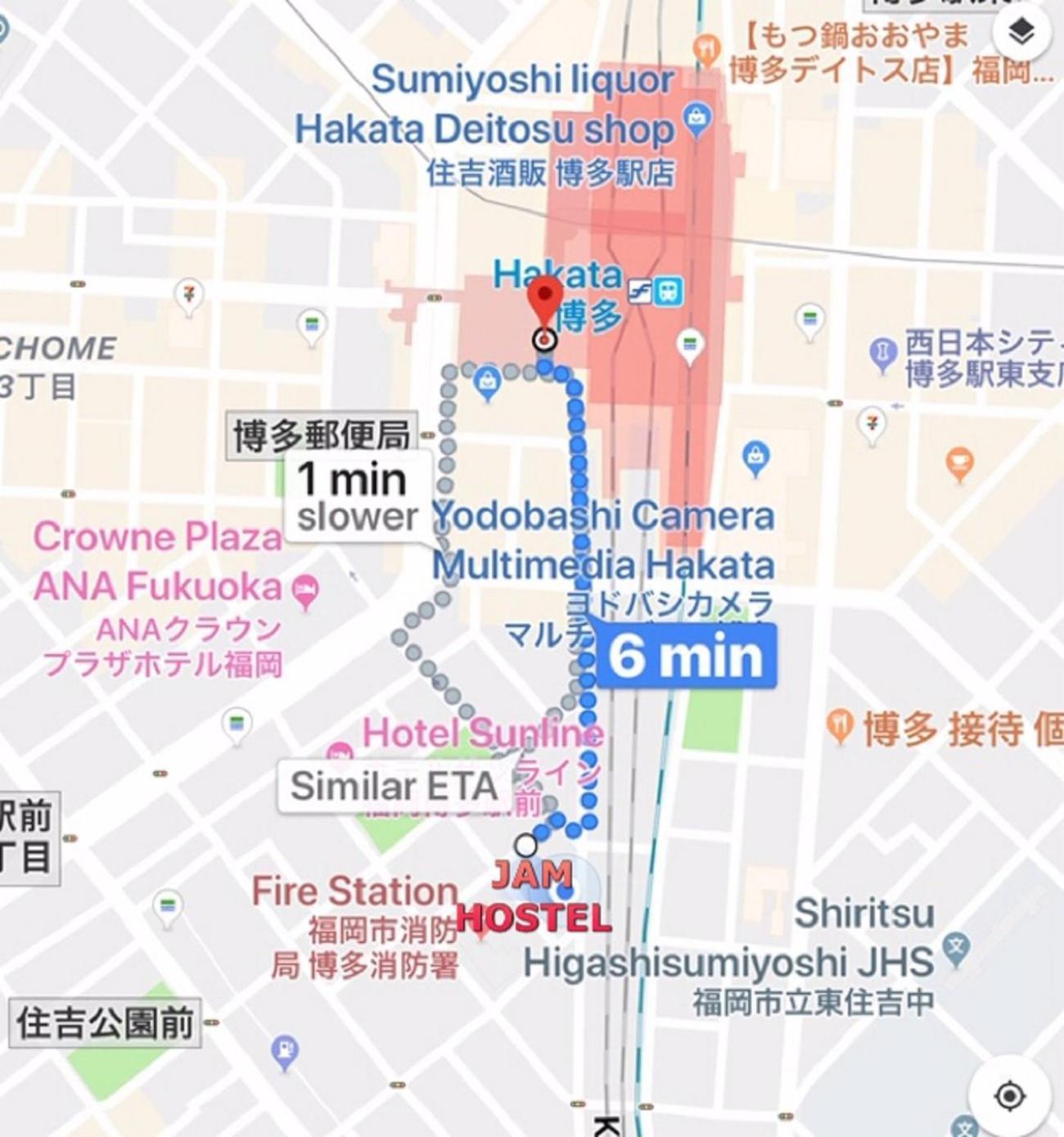 Jam Hostel Hakata Station Front Semi-Private Room With Shared Bathroom - Vacation Stay 61445 福岡市 エクステリア 写真